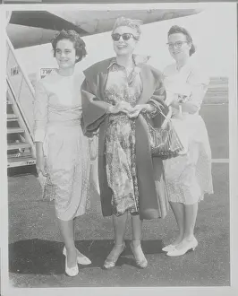 Cathy Crawford Prints: Joan Crawford with Twin Daughters