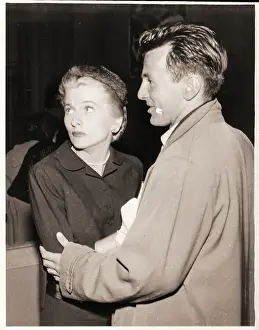 Drama Prints: Joan Fontaine and Maximilian Schell
