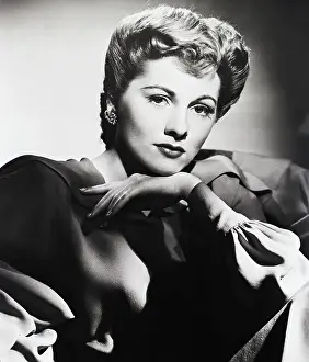 Hand On Chin Prints: Joan Fontaine in Publicity Handout