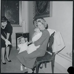 Joan Kennedy Holding Her Son