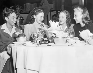 Lunch Prints: Joan Leslie and Debutantes at Luncheon
