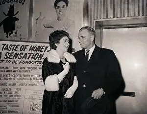 Joan Plowright and Laurence Olivier