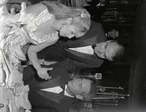 Joanne Woodward, Paul Newman And Jack Valenti At Premiere Of Cool Hand Luke