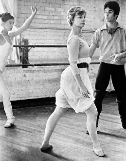 Joanne Woodward Rehearses At The Lichine Ballet Academy