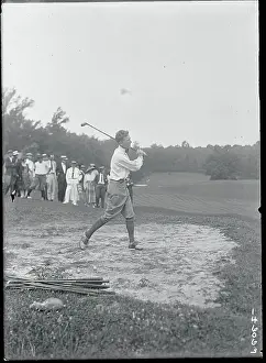 Jock Hutchinson Practicing Shots