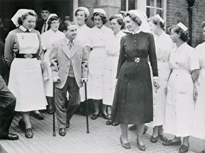 Surrey Prints: Jockey Leaving Hospital