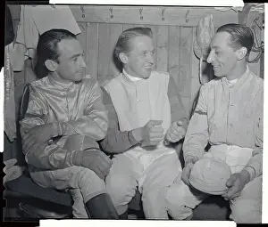 Jockeys Conversing Together