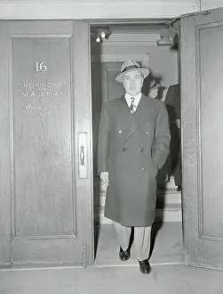 Joe Adonis Walking Into Court