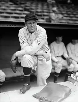 Dugout Prints: Joe Cronin Standing In Dugout