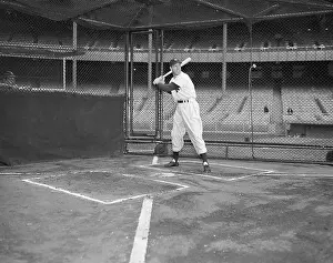 Player Prints: Joe Dimaggio Baseball Player