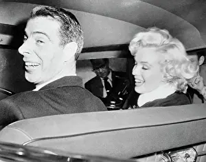 Joe DiMaggio and his Bride Marilyn Monroe
