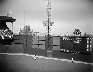 Joe DiMaggio Making Catch