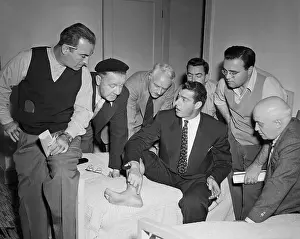 Joe DiMaggio Showing Heel