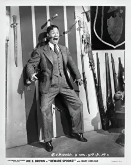 Lac0019 Prints: Joe E Brown In Beware Spooks!