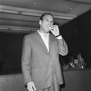 Cigarette Prints: Joe Gallo Smoking Cigarette