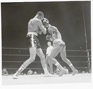 Joe Harris and Curtis Cokes in Boxing Action