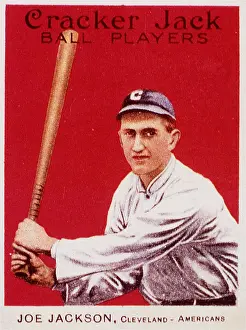 Prize Prints: Joe Jackson Cracker Jack Card