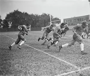 Farmingdale Prints: Joe La Mark Practicing with His University Teammates