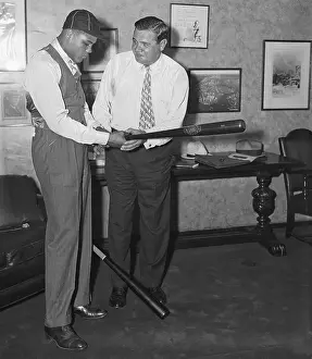 Joe Louis and Babe Ruth