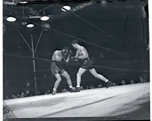 Joe Louis and Billy Conn During Boxing Match
