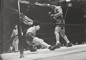 Joe Louis Defeating Billy Conn