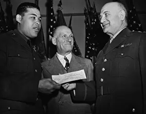 Huty33884 Prints: Joe Louis And General Phillipson