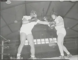 Fort Dix Prints: Joe Louis and George Nicholson Training at Fort Dix