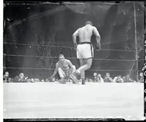 Joe Louis Hitting the Canvas