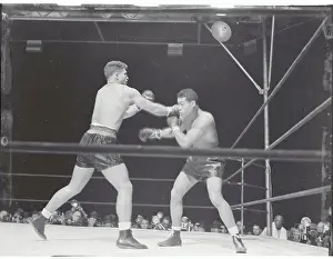 Joe Louis and Lou Nova in Boxing Action