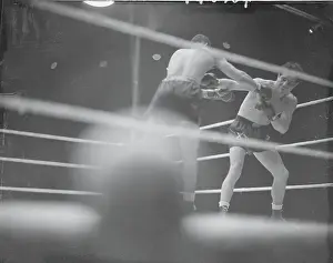 Joe Louis and Max Baer Fighting