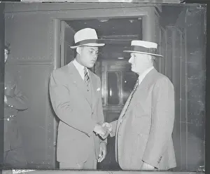 Joe Louis with Mike Jacobs