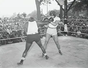 Joe Louis with Opponent