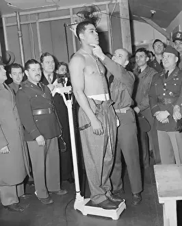Measuring Prints: Joe Louis Receiving Army Physical Exam