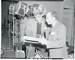 Joe Louis Rehearsing His Lines