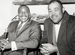 Joe Louis and Sonny Liston