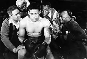 Corner Prints: Joe Louis in Spirit Of Youth Scene