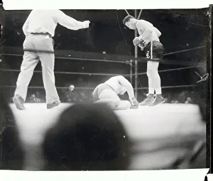 Joe Louis Standing over Max Schmeling