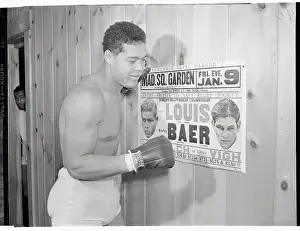 Joe Louis Standing by Poster