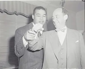 Joe Louis Teaching Adlai Stevenson