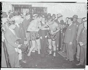 Jack Blackburn Prints: Joe Louis and His Trainer