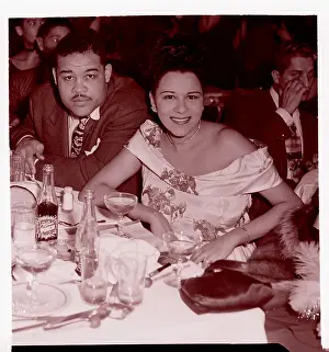 Spouse Prints: Joe Louis With Wife In Club
