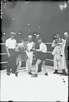 Joe Lynch and Johnny Buff Fighting