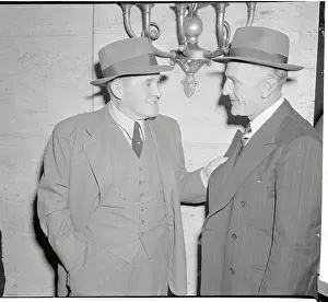 Joseph V Prints: Joe McCarthy Talking with Casey Stengel