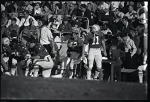 Sideline Prints: Joe Namath Sitting on the Sidelines