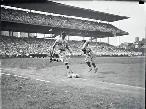 Joe Stripp of Dodgers in Action