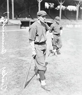 Stadium Prints: Joe Tinker In Cincinnati Reds Uniform