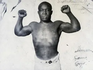 Heavyweight Prints: Joe Walcott Flexing Muscles
