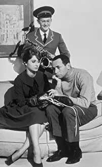 Joey Bishop and Others in a Scene