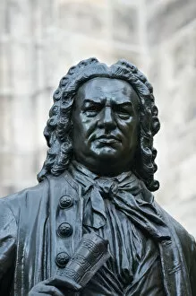Images Dated 23rd July 2011: Johann Sebastian Bach statue, Leipzig