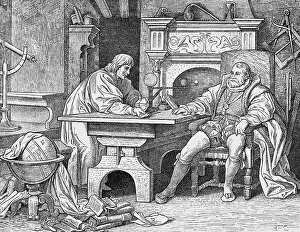 Johannes Kepler with Rudolph II